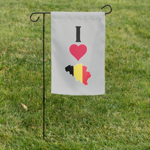 I Love Belgium Vertical I Heart Country Flag Map