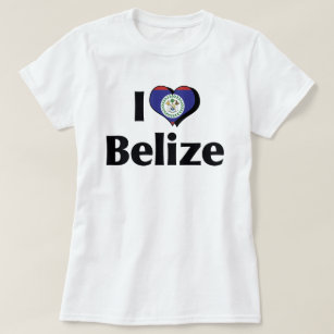 I Love Belize Flag T-Shirt