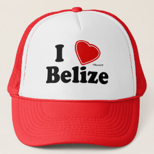 I Love Belize Trucker Hat