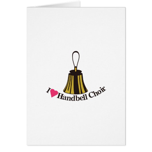 I Love bell Choir Cards (Front)