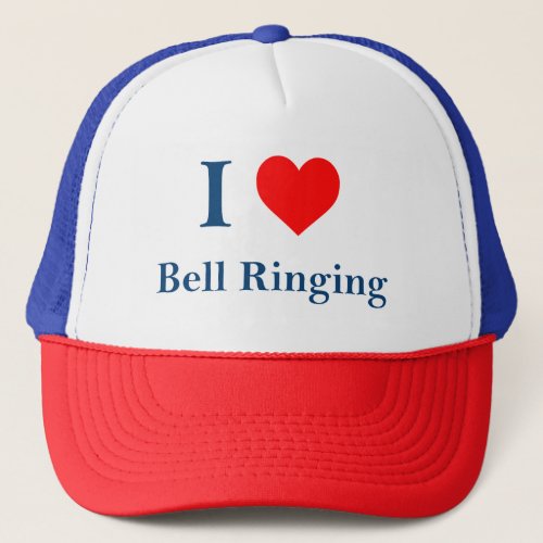 I Love Bell Ringing Cap
