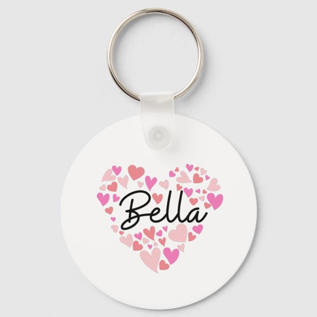 I love Bella Keychain (Front)