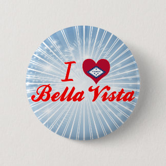I Love Bella Vista, Arkansas Pinback Button