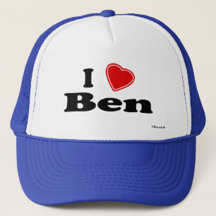 I Love Ben Trucker Hat