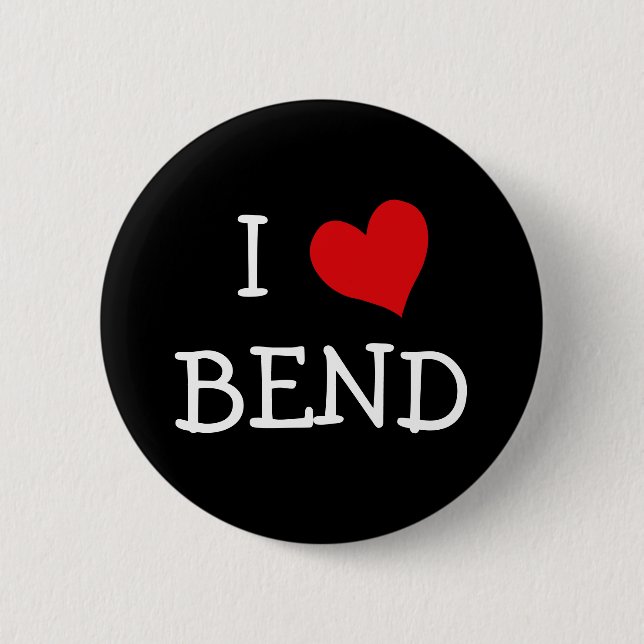 I Love Bend Button (Front)