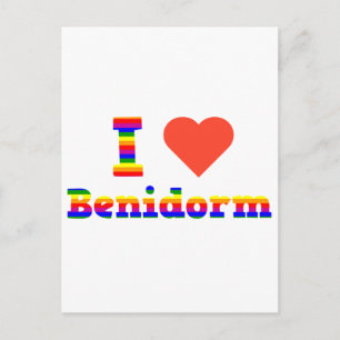 I Love Benidorm Postcard
