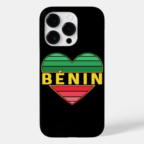 I Love Benin Beninese Heart Case_Mate iPhone 14 Pro Case