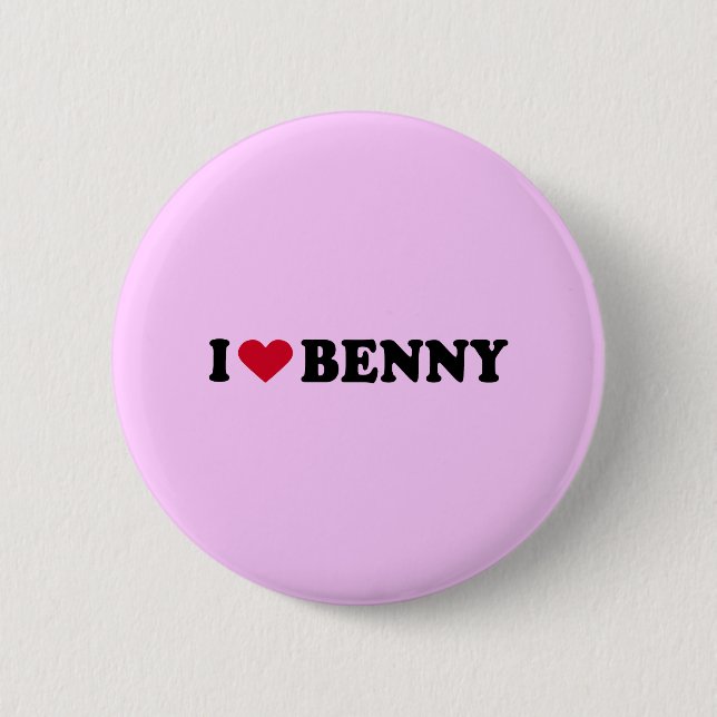 I LOVE BENNY BUTTON (Front)