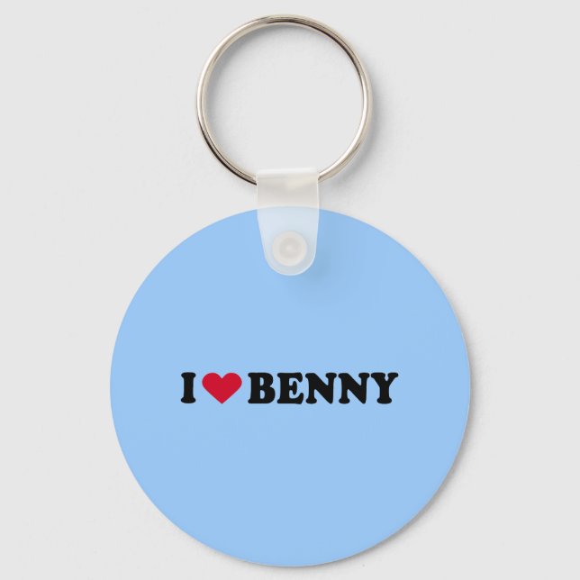 I LOVE BENNY KEYCHAIN (Front)