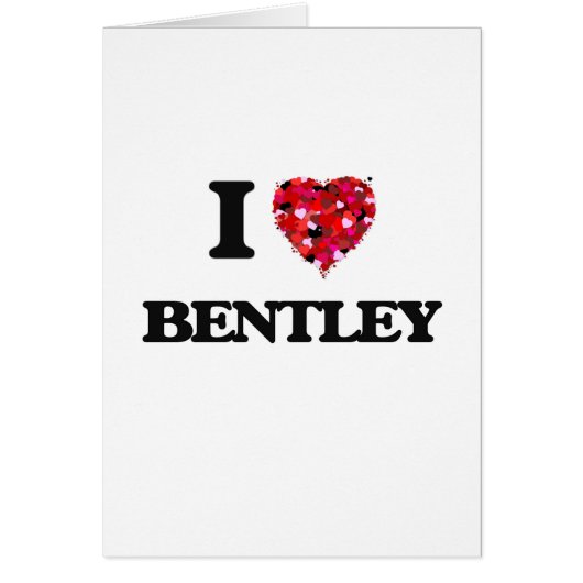 I Love Bentley Cards (Front)
