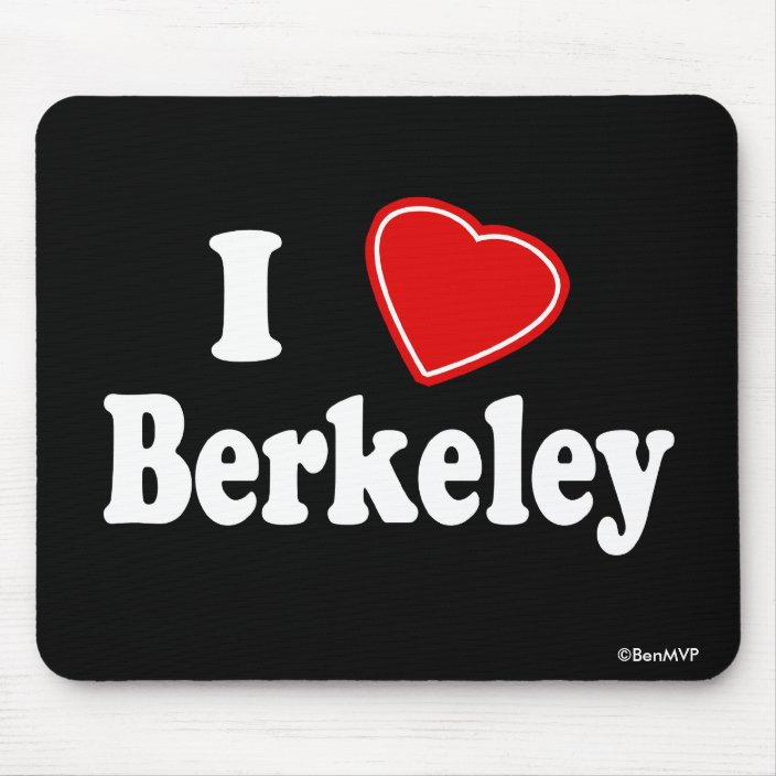 I Love Berkeley Mousepad