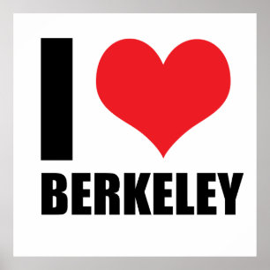 I love Berkeley Poster
