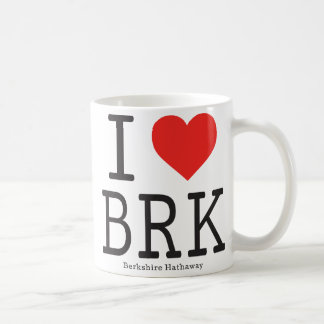 I Love Berkshire Hathaway (BRK) Coffee Mug