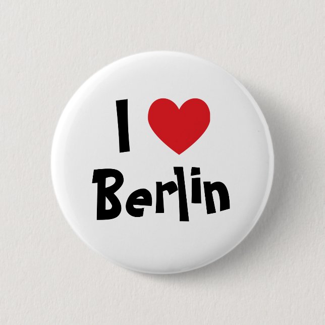 I Love Berlin Button (Front)