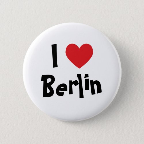I Love Berlin Button