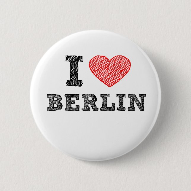 I Love Berlin Button (Front)