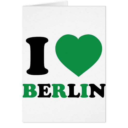 I Love Berlin Cards (Front)