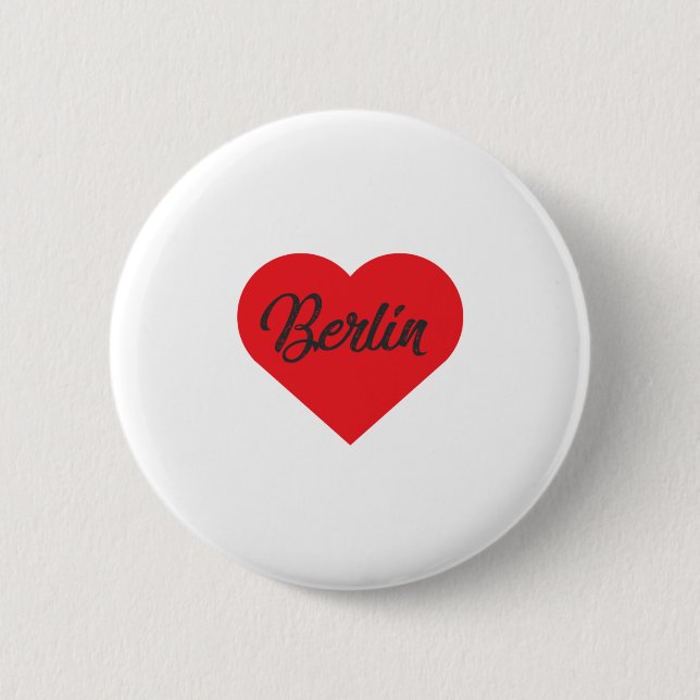 I Love Berlin - Germany Button (Front)