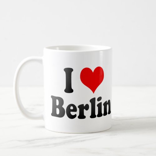 I Love Berlin Germany Ich Liebe Berlin Germany Coffee Mug