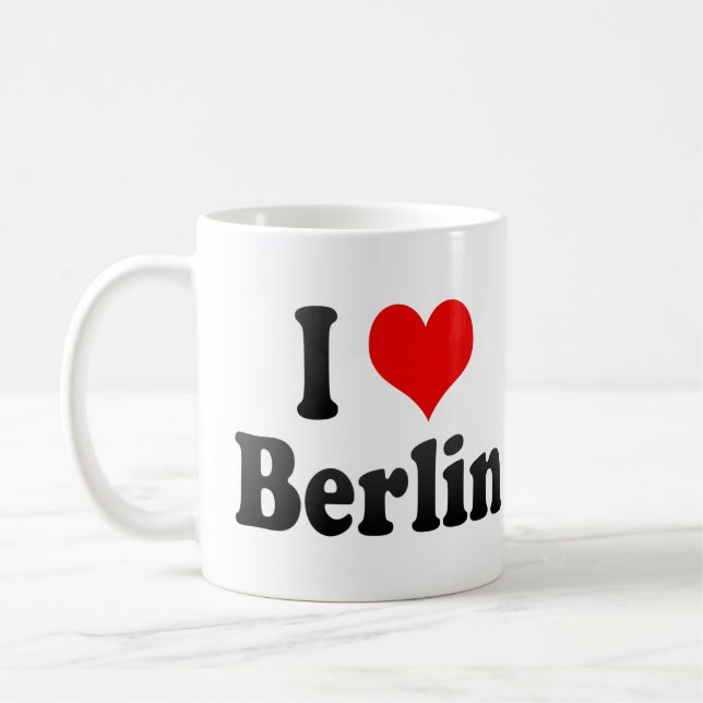 I Love Berlin, Germany. Ich Liebe Berlin, Germany Coffee Mug (Left)