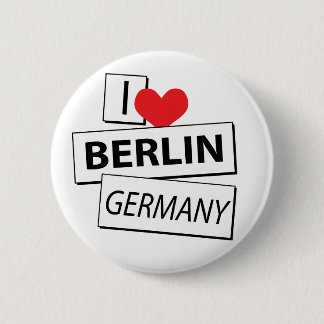 I Love Berlin Germany Pinback Button