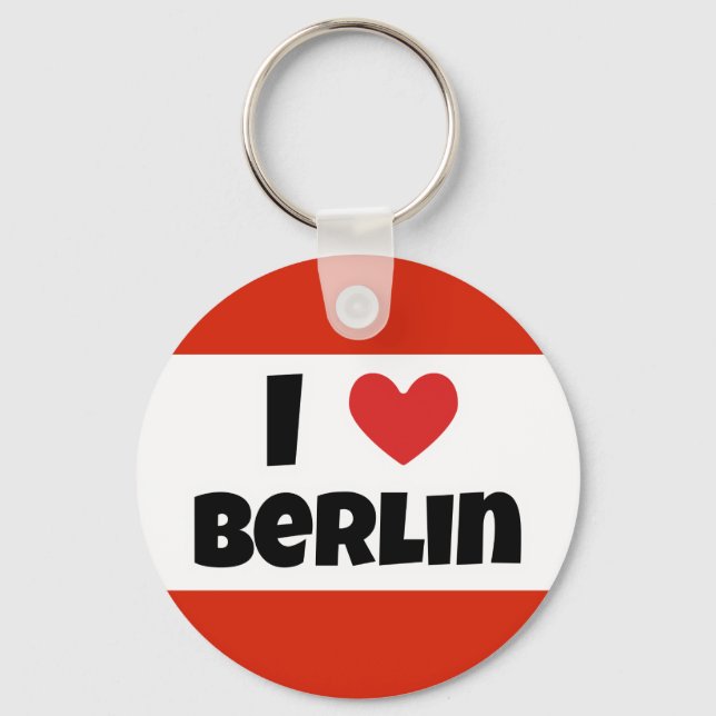 I love Berlin Keychain (Front)