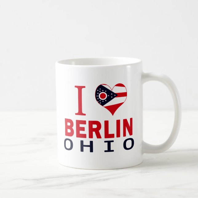 I love Berlin, Ohio Coffee Mug (Right)