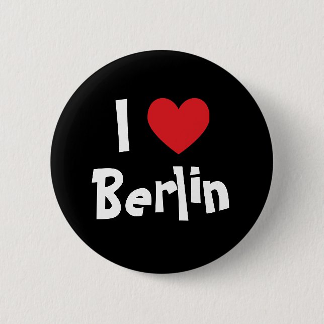 I Love Berlin Pinback Button (Front)