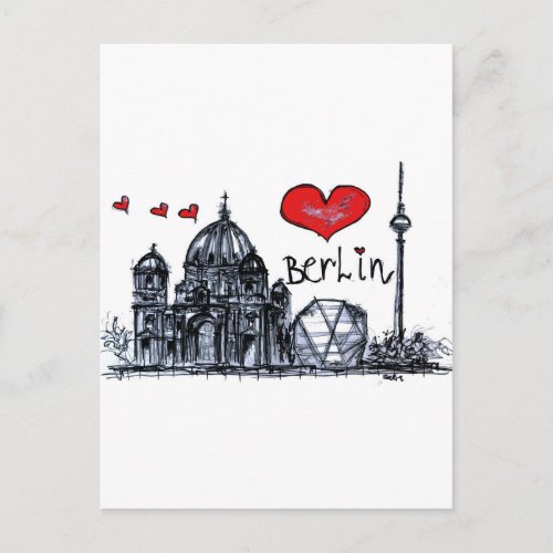 I love Berlin Postcard