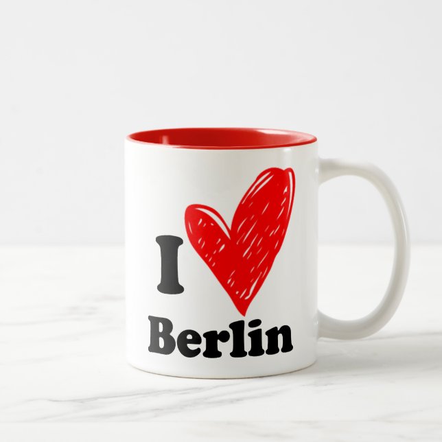 I love Berlin Two-Tone Coffee Mug (Right)