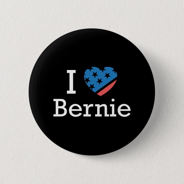 I Love Bernie Button (Front)