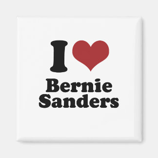 I Love Bernie Sanders for President Magnet