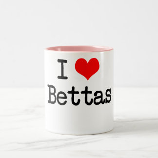 I Love Bettas Mug
