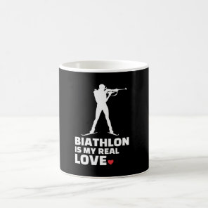 I love biathlon Stylish biathlon silhouette Coffee Mug