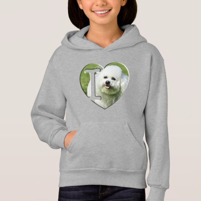 I Love Bichon Frises - Hoodie (Front)