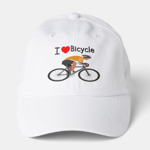I Love Bicycle Performance Cap