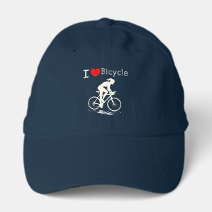 I Love Bicycle Performance Cap
