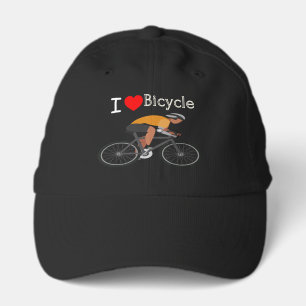 I Love Bicycle Performance Cap
