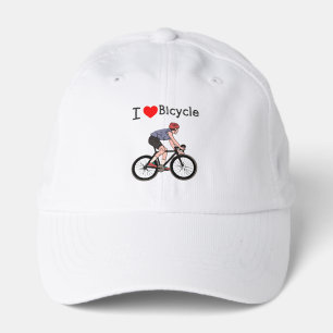 I Love Bicycle Performance Cap
