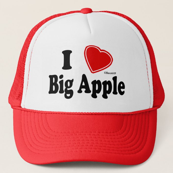 I Love Big Apple Hat