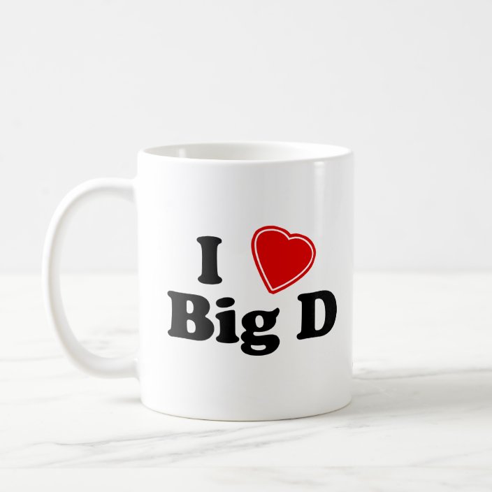 I Love Big D Drinkware