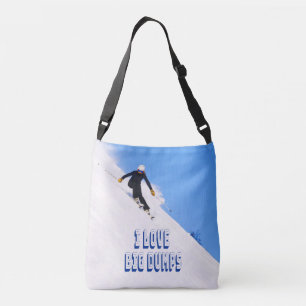 I Love Big Dumps Snow Ski Downhill Crossbody Bag