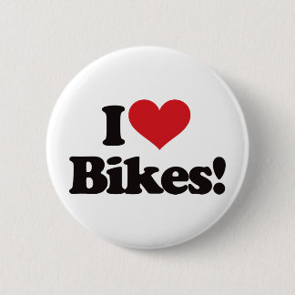 I Love Bikes! Button