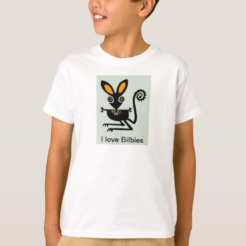 I love BILBIES _ Aussie wildlife _ Marsupial_  T_Shirt