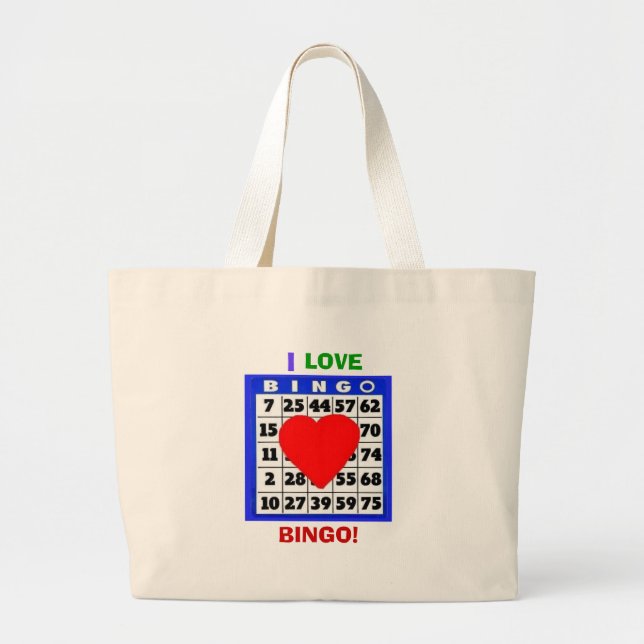 I LOVE BINGO!  BAG (Front)