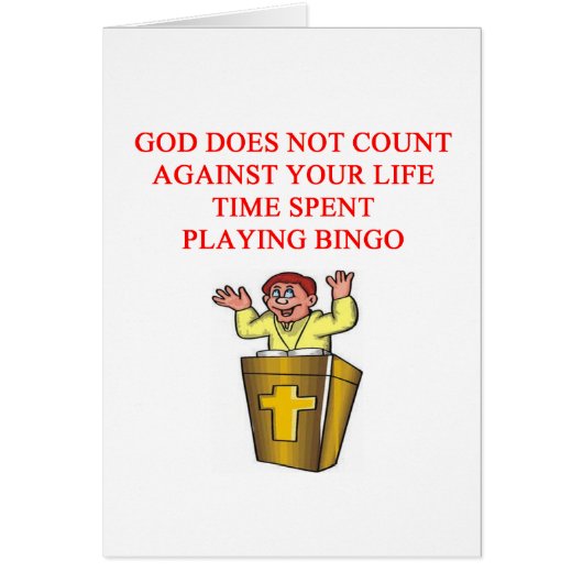 i love bingo cards (Front)