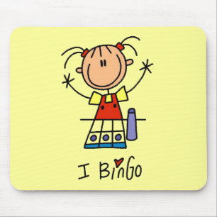 I Love Bingo Mouse Pad