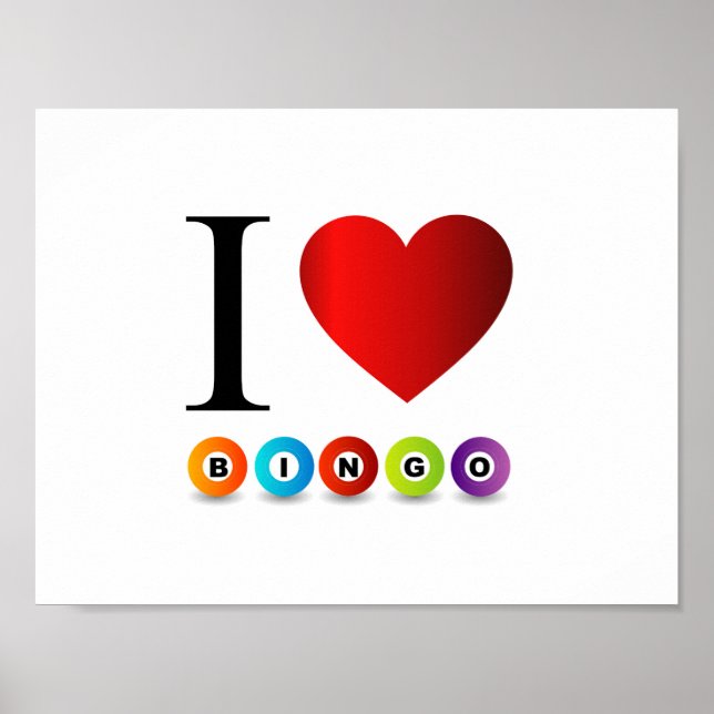 I love bingo poster (Front)