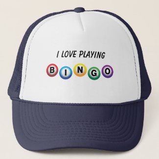 I Love Bingo Trucker Hat