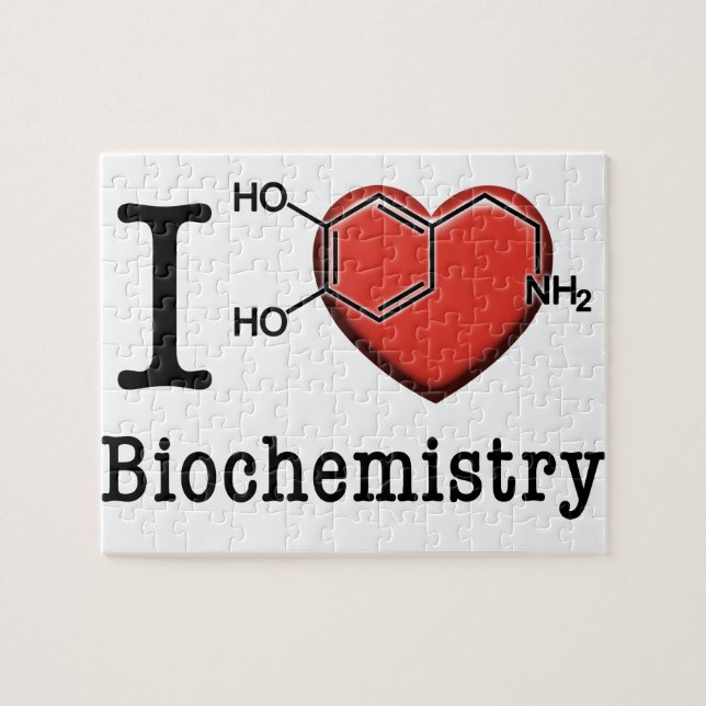 I Love Biochemistry Jigsaw Puzzle (Horizontal)